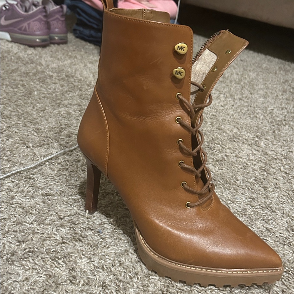 Michael Kors Lace Up Boots - Picture 7 of 14